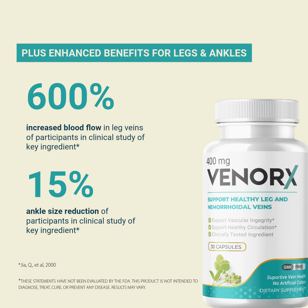 VENORX - Promote Strength & Tone in Hemorrhoidal and Leg Veins